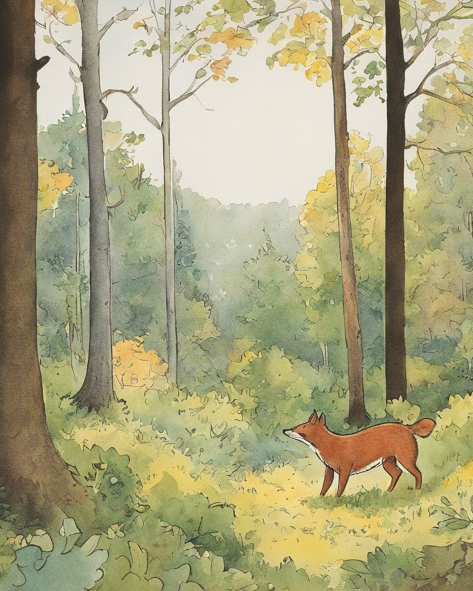 포스터 인테리어 액자 어린이 침실, 자연