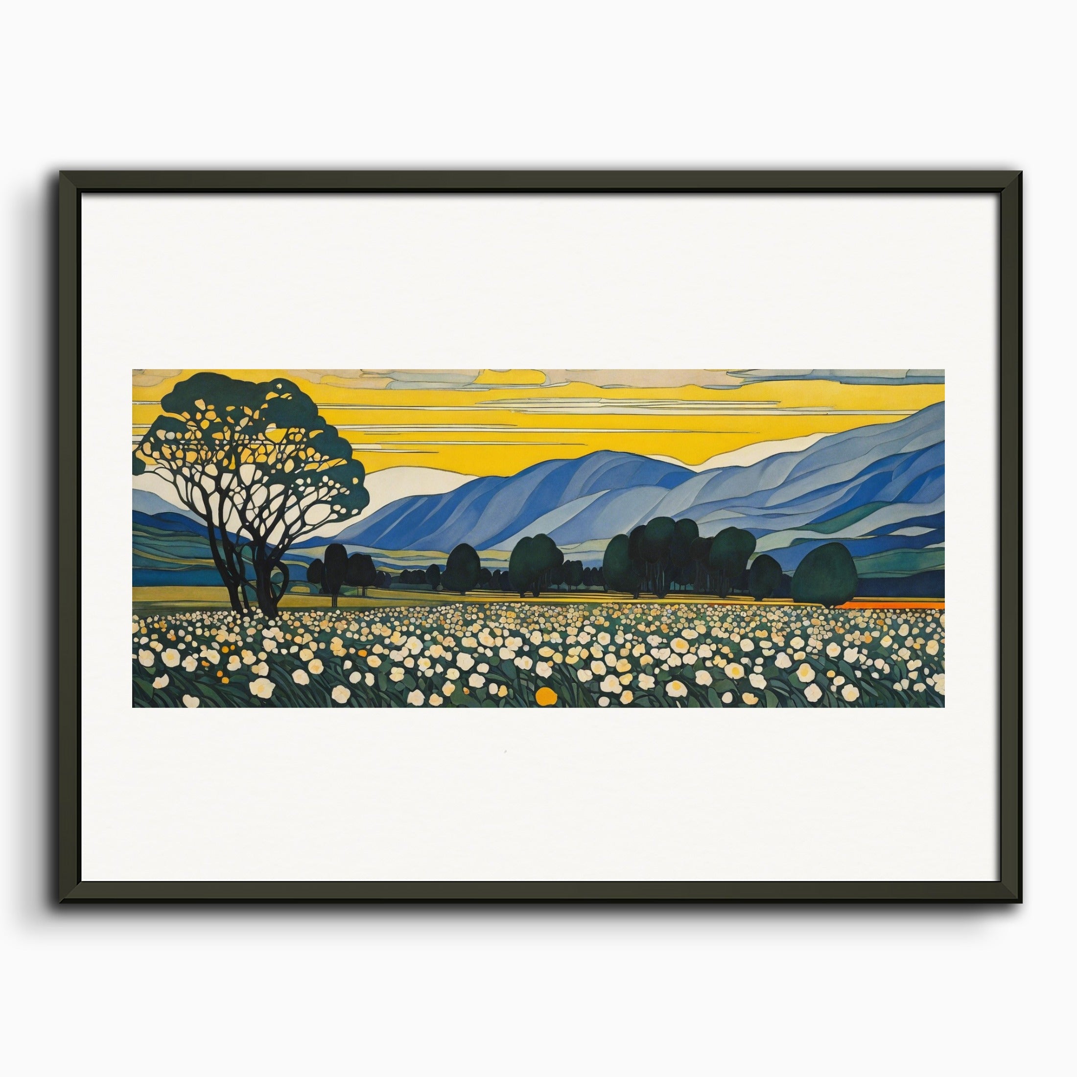포스터: Koloman Moser, 꽃