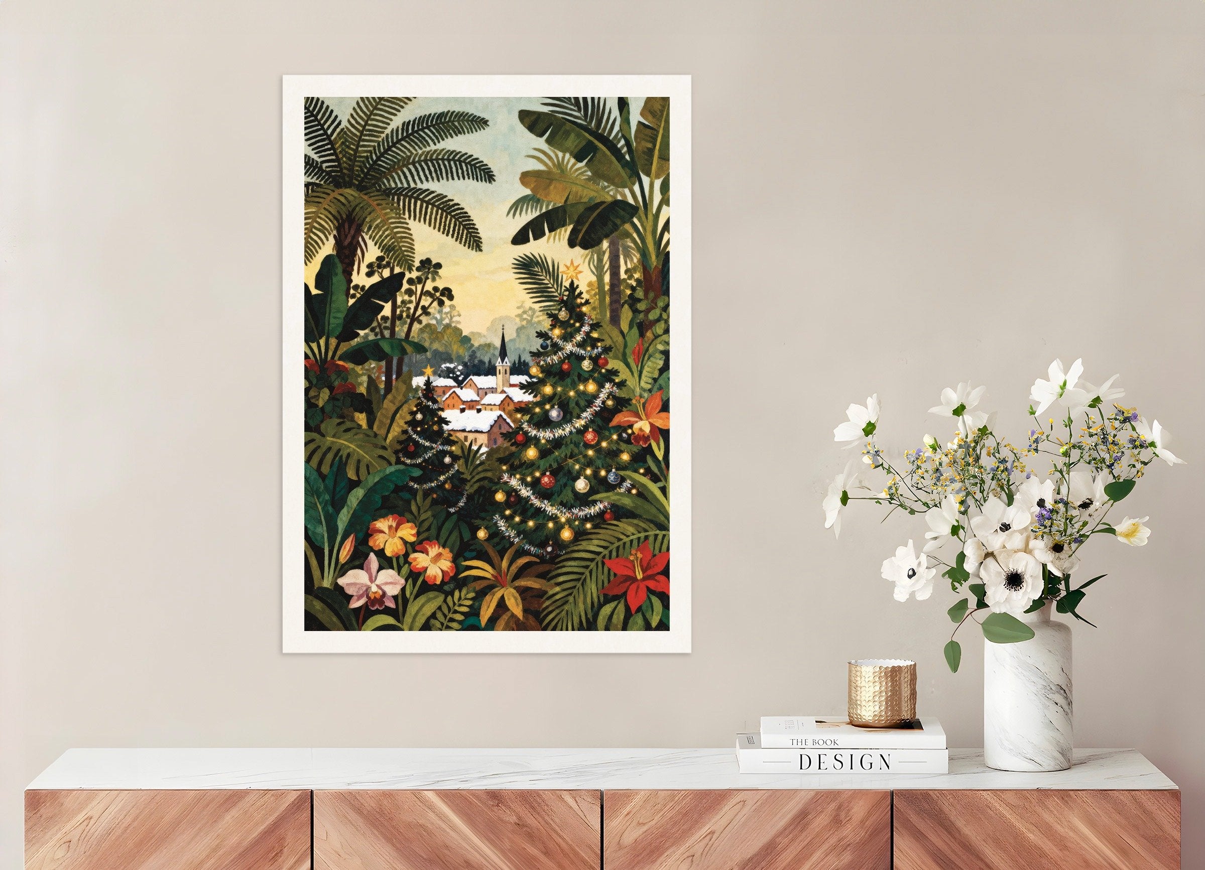 Poster of Christmas village poster