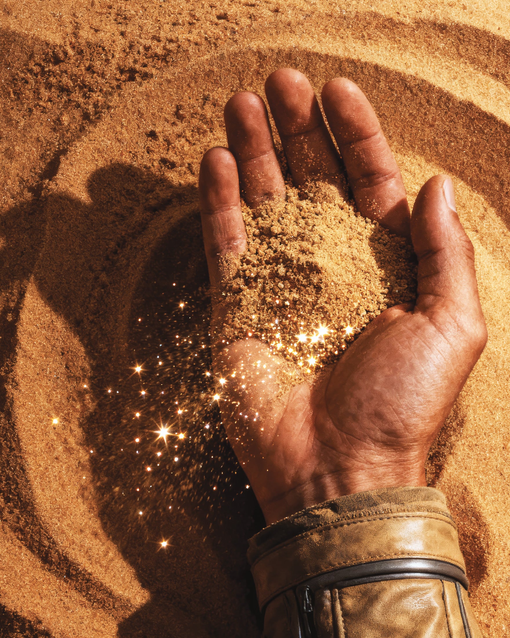 사막 손 포스터, 듄, SF 모래 아트 프린트