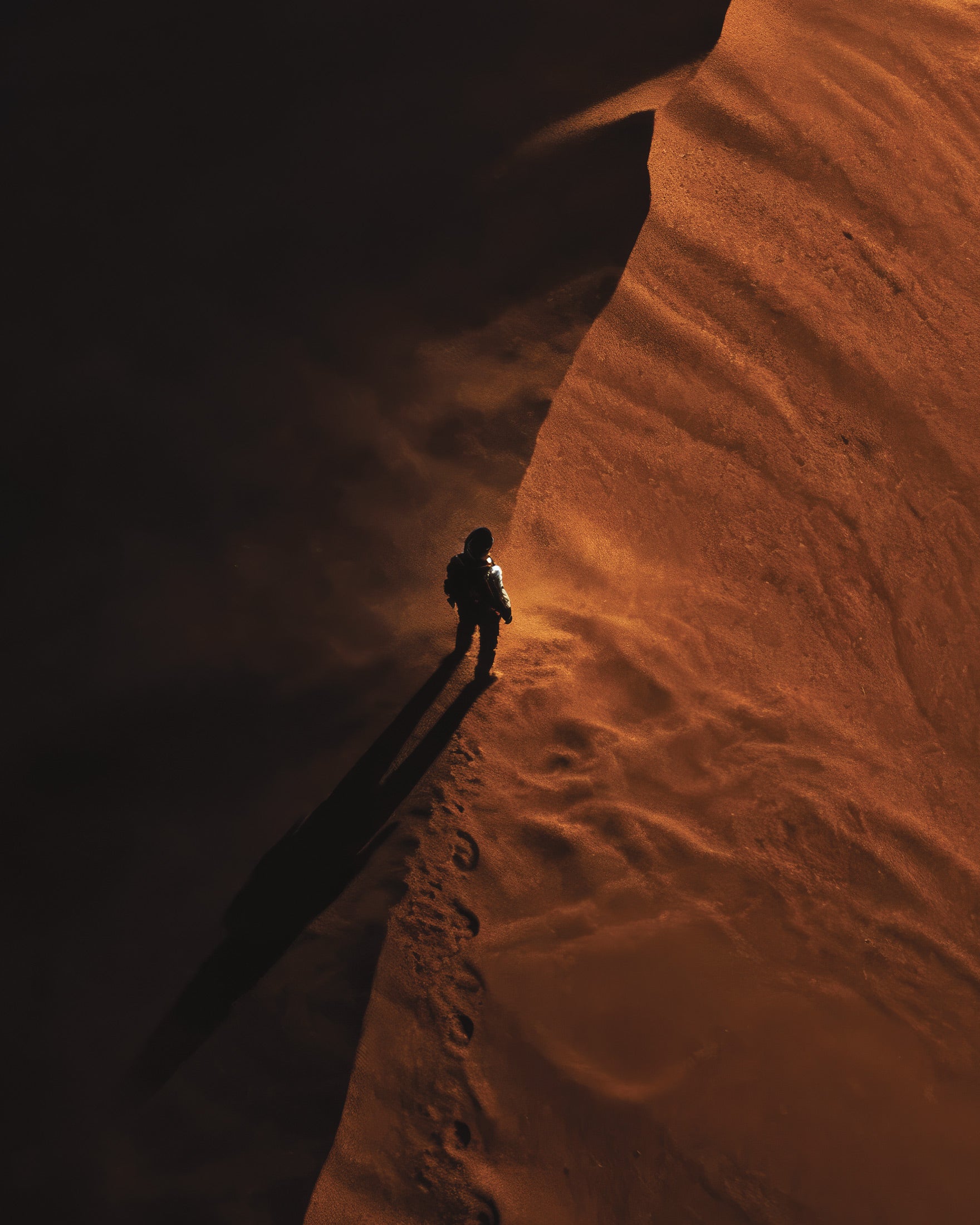 듄 리지 포스터, 사막 지평선 아트 프린트