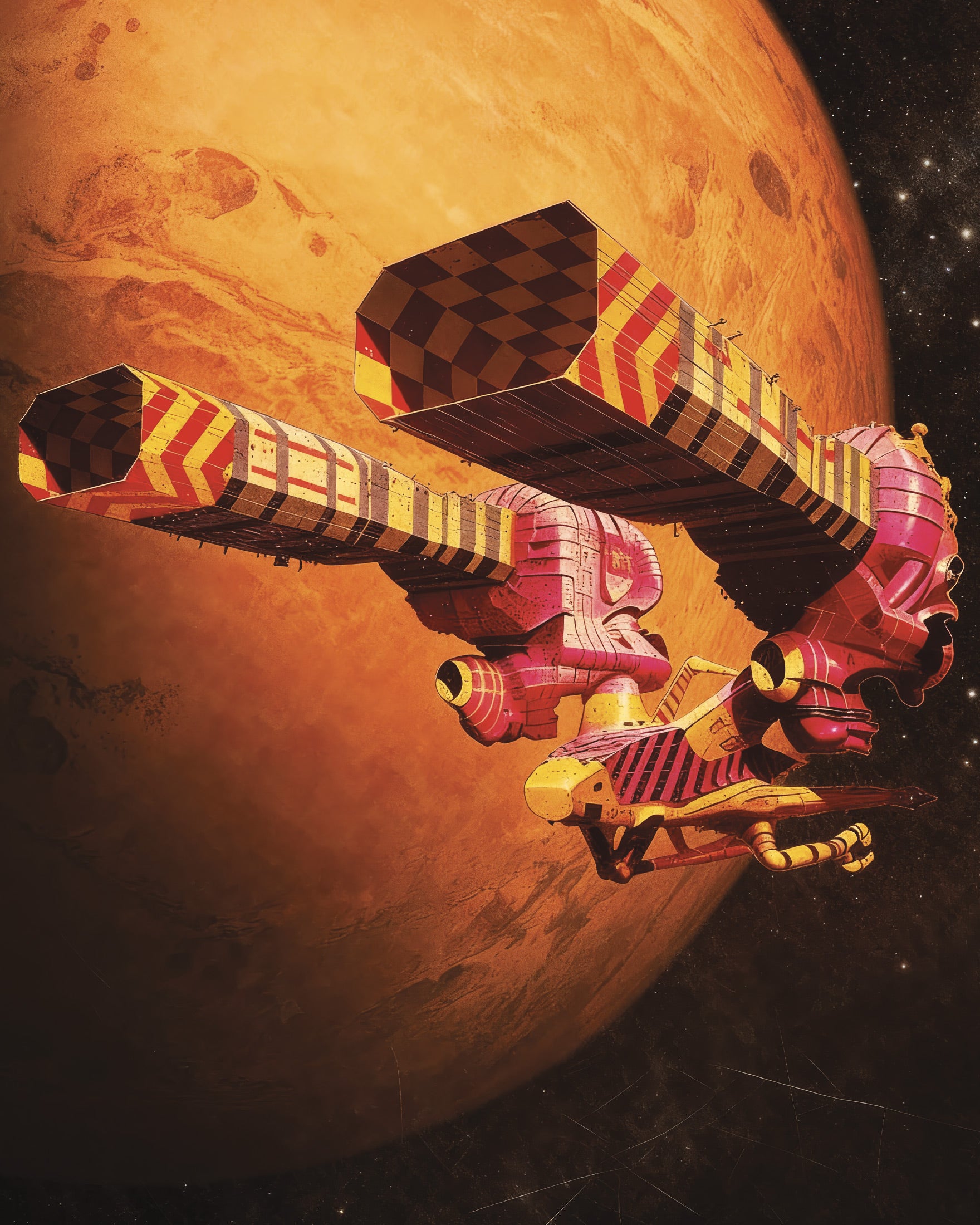 주도로프스키의 듄 (팬아트) 레트로 SF 포스터