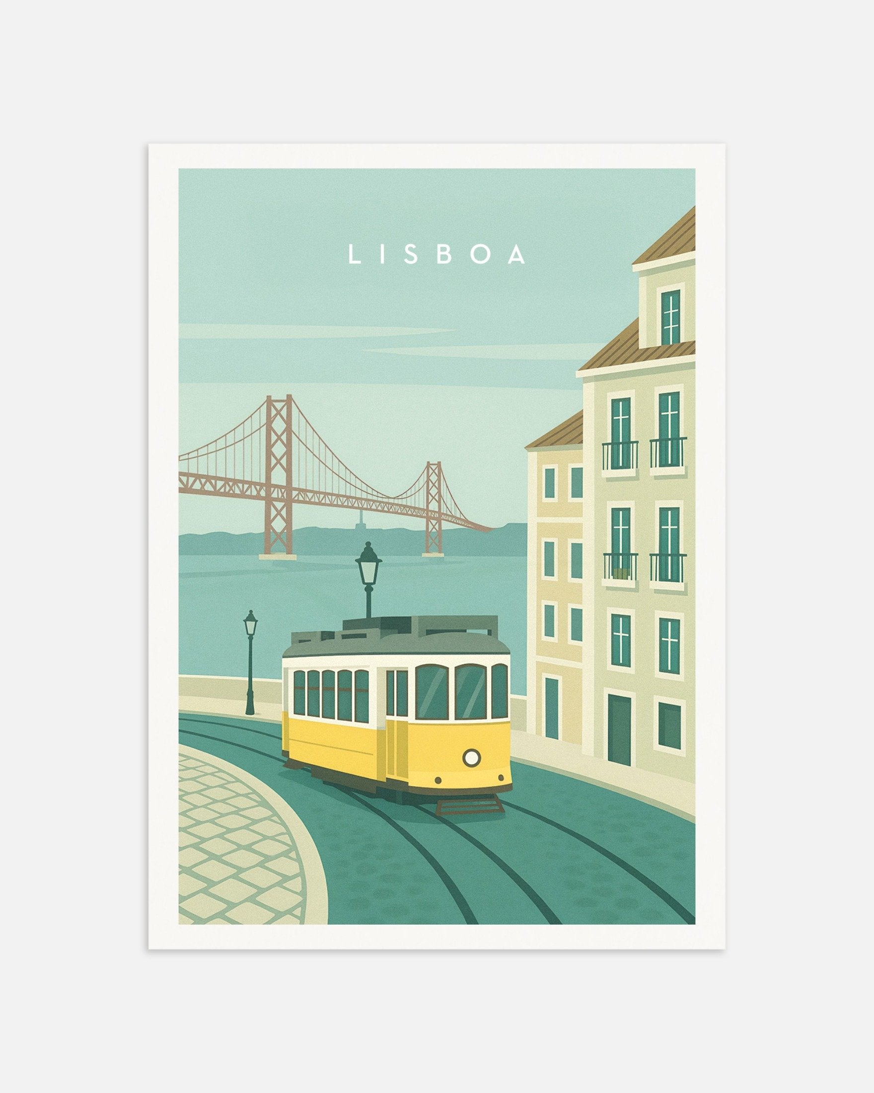 Poster of Lisbon Tram Wall Art Print, thumbnail