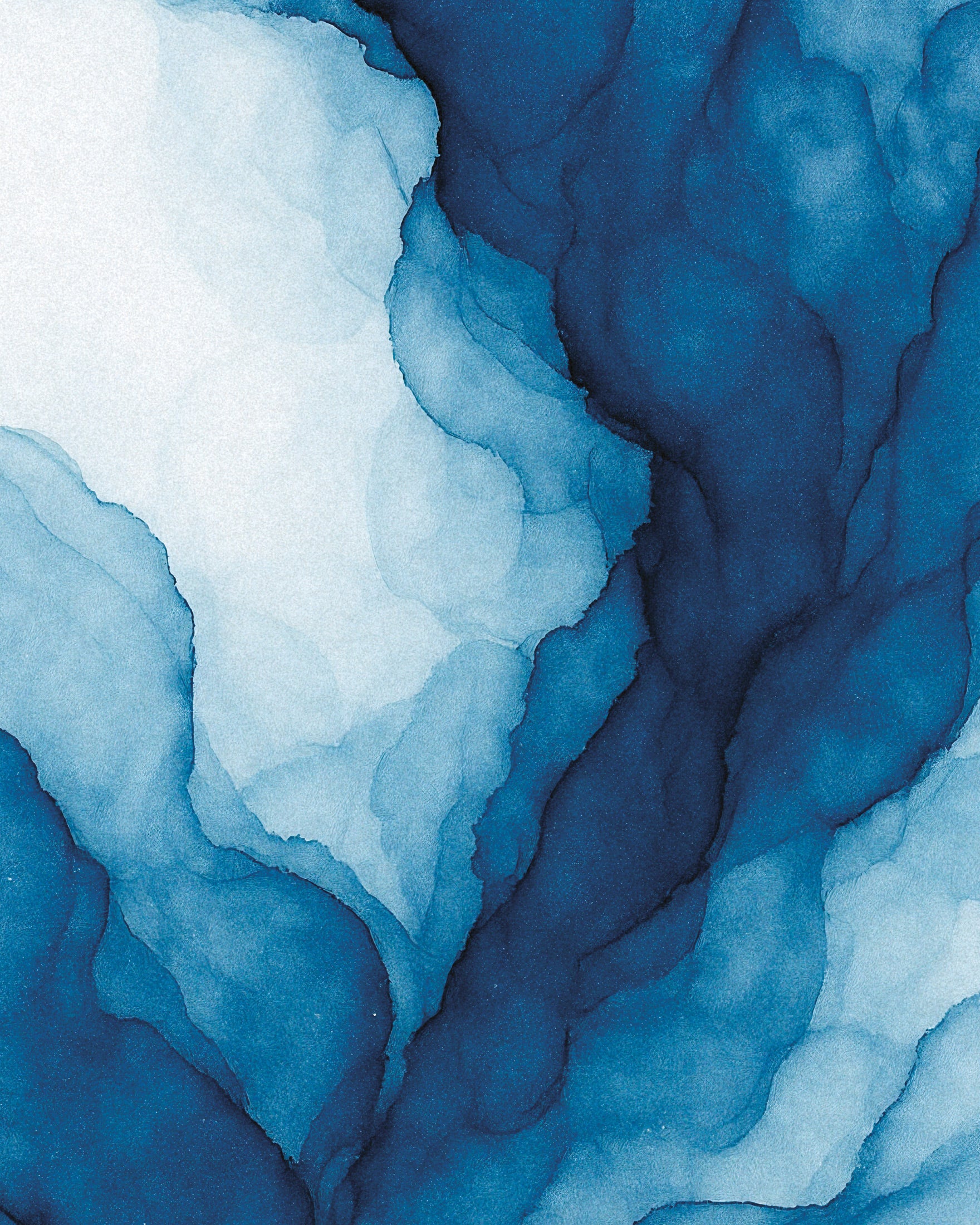 Ramifications 수채화 추상 포스터