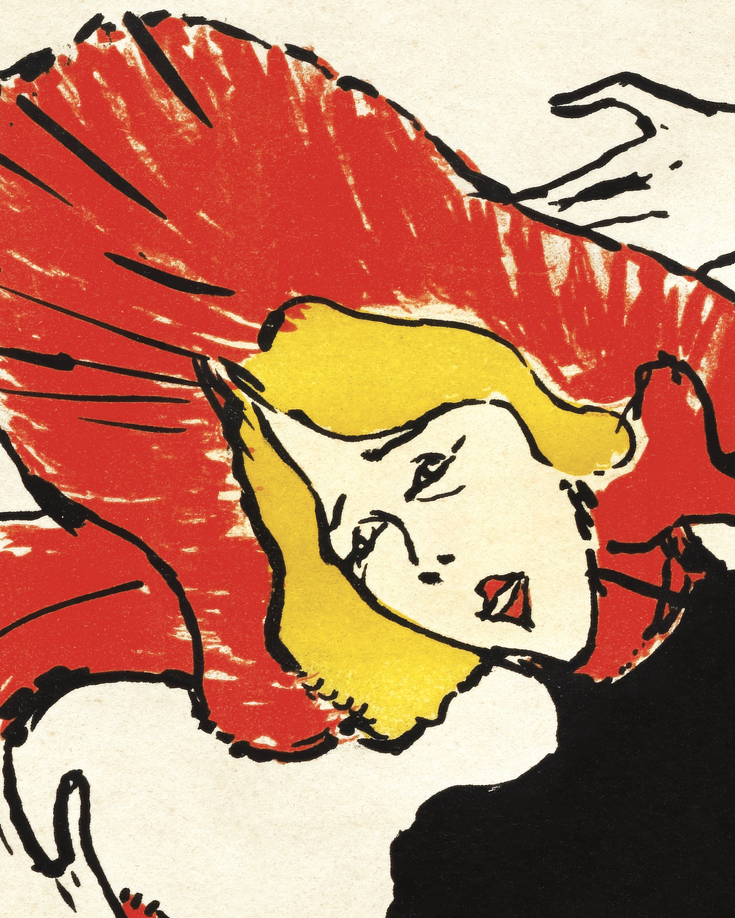 Jane Avril (1899) 헨리 드 툴루즈로트렉 포스터