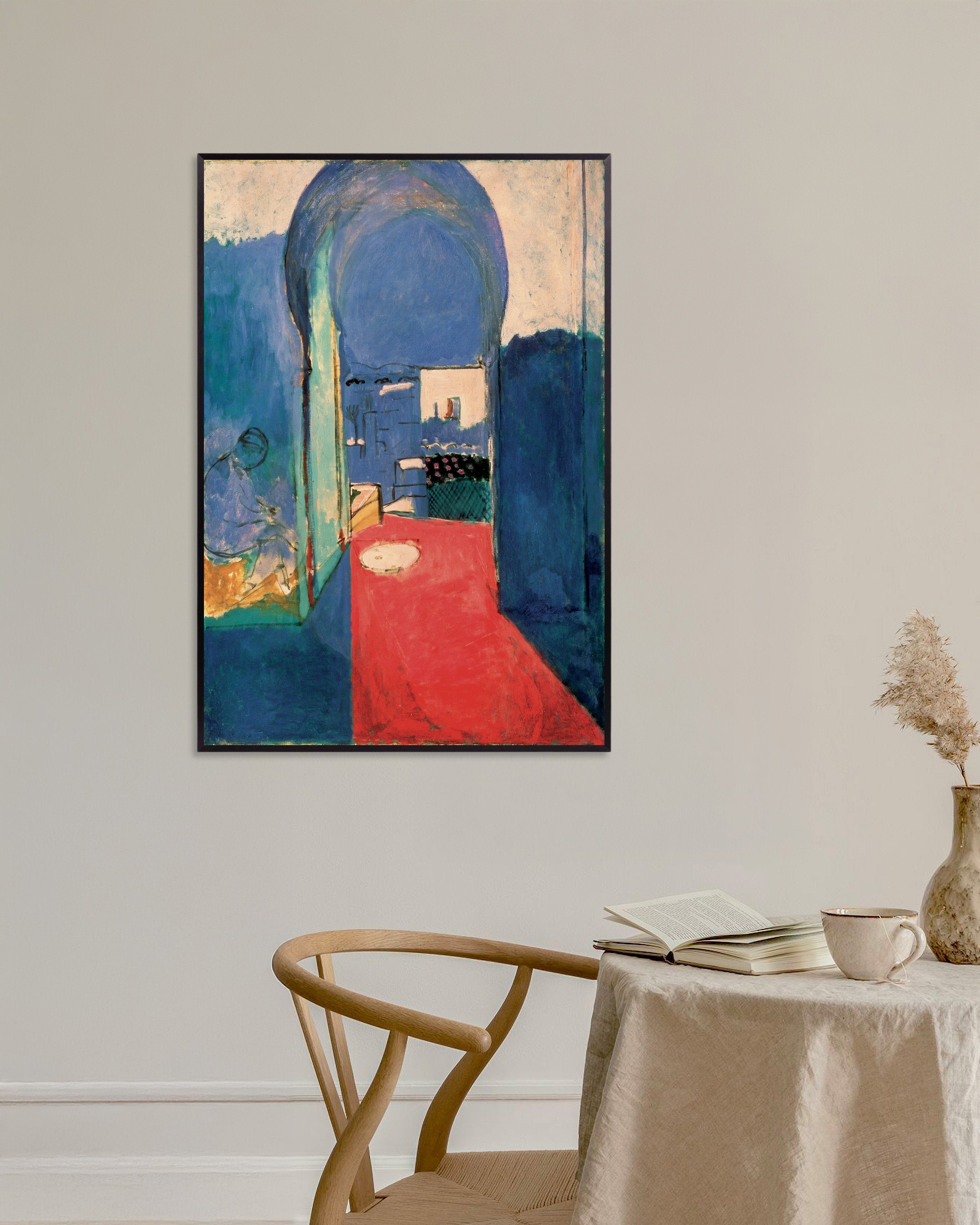 Poster of Entrance to the Kasbah (1912) by Henri Matisse - Poster, with metal frame