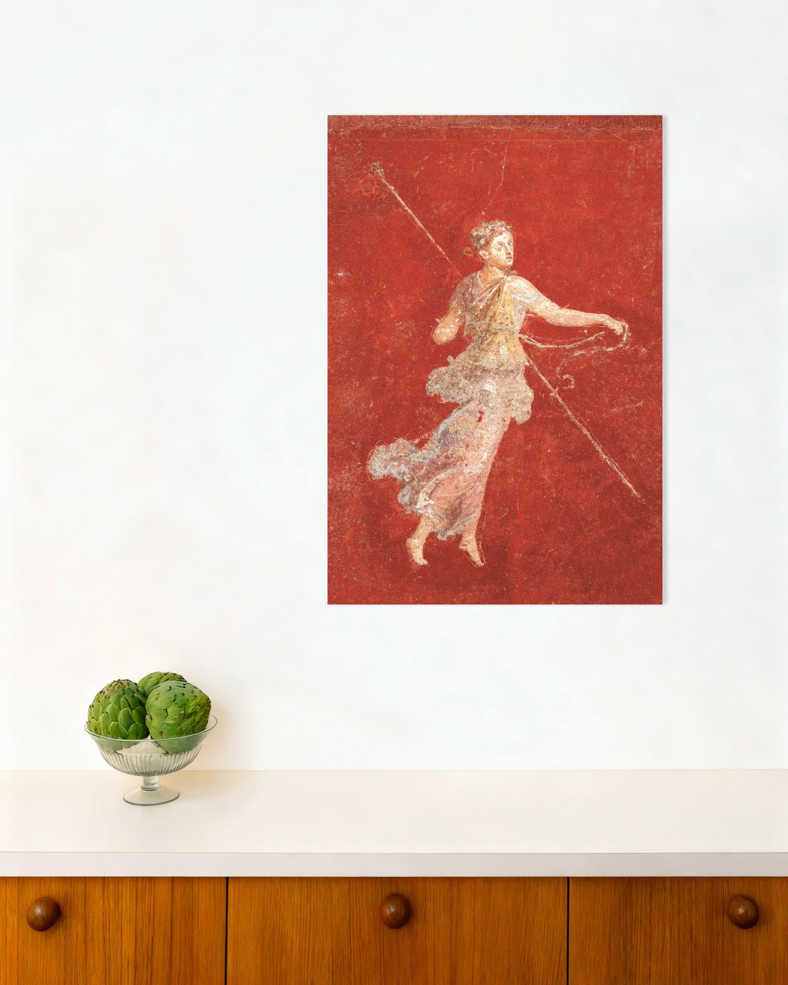 Poster of Flying Maenad fresco poster