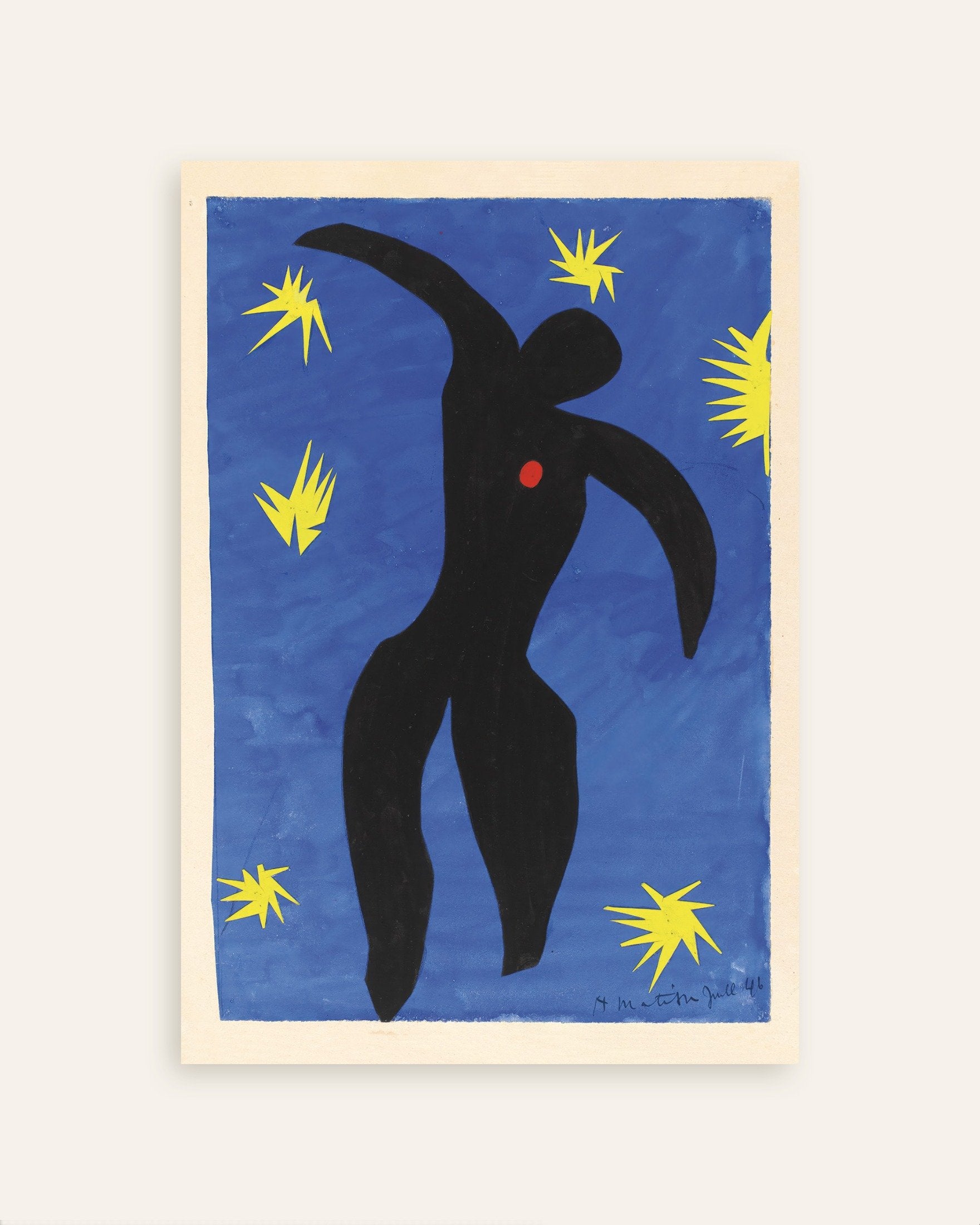 Poster of Icarus (from Jazz) (1947) by Henri Matisse - Poster, thumbnail