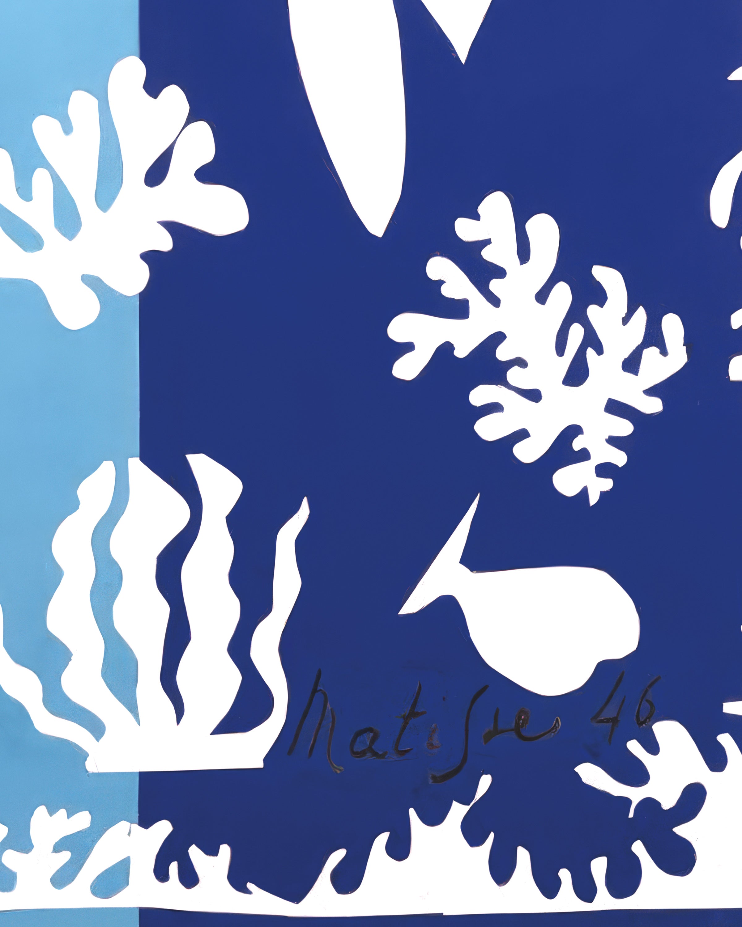 폴리네시아, 바다 (1946) 헨리 마티스 - 포스터