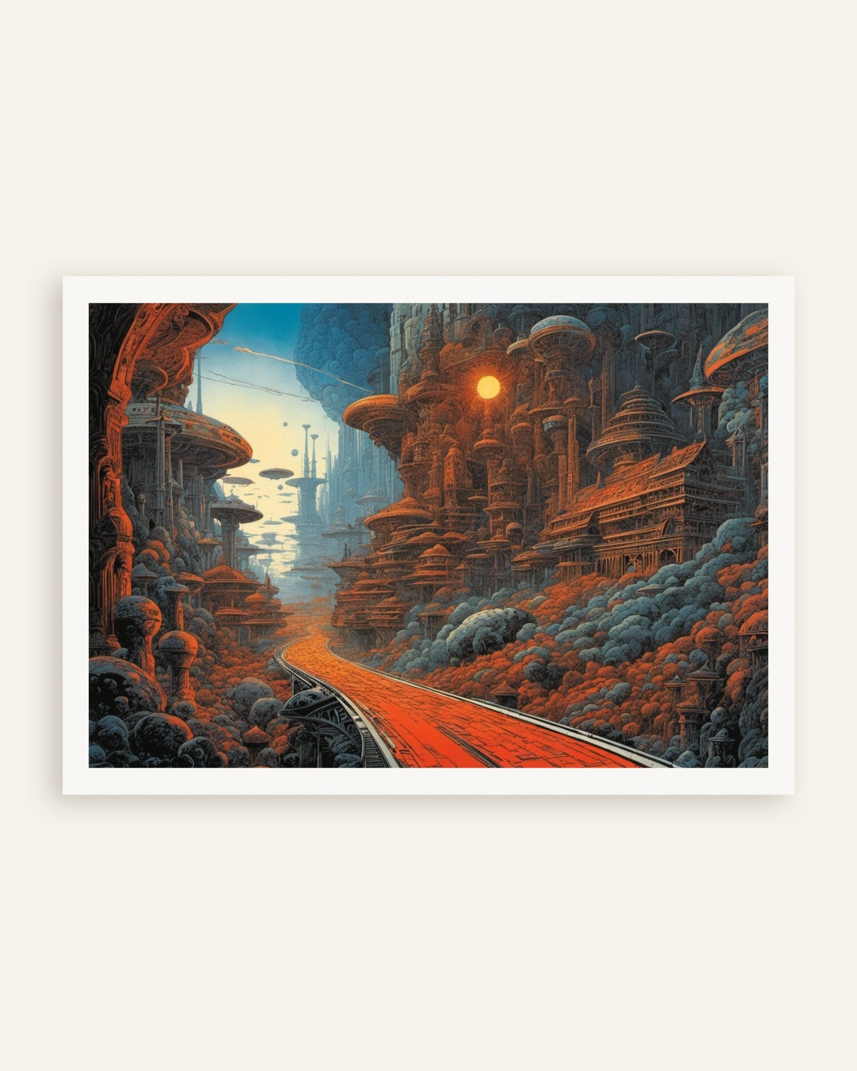 Poster of Métal hurlant (comic), Road - Poster, thumbnail