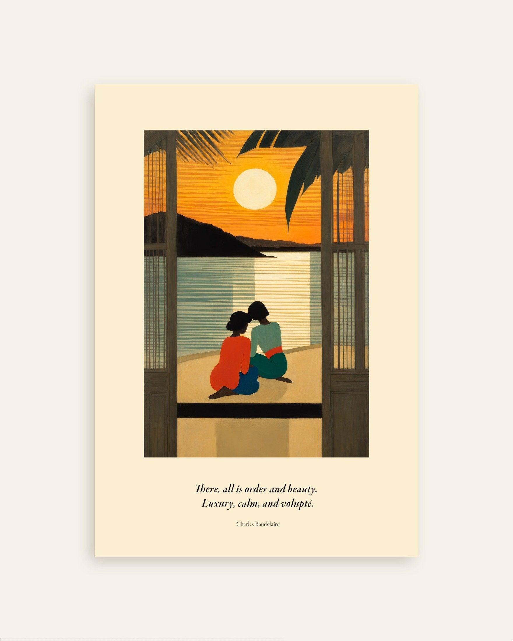 Poster of There, all is order and beauty, Baudelaire, thumbnail