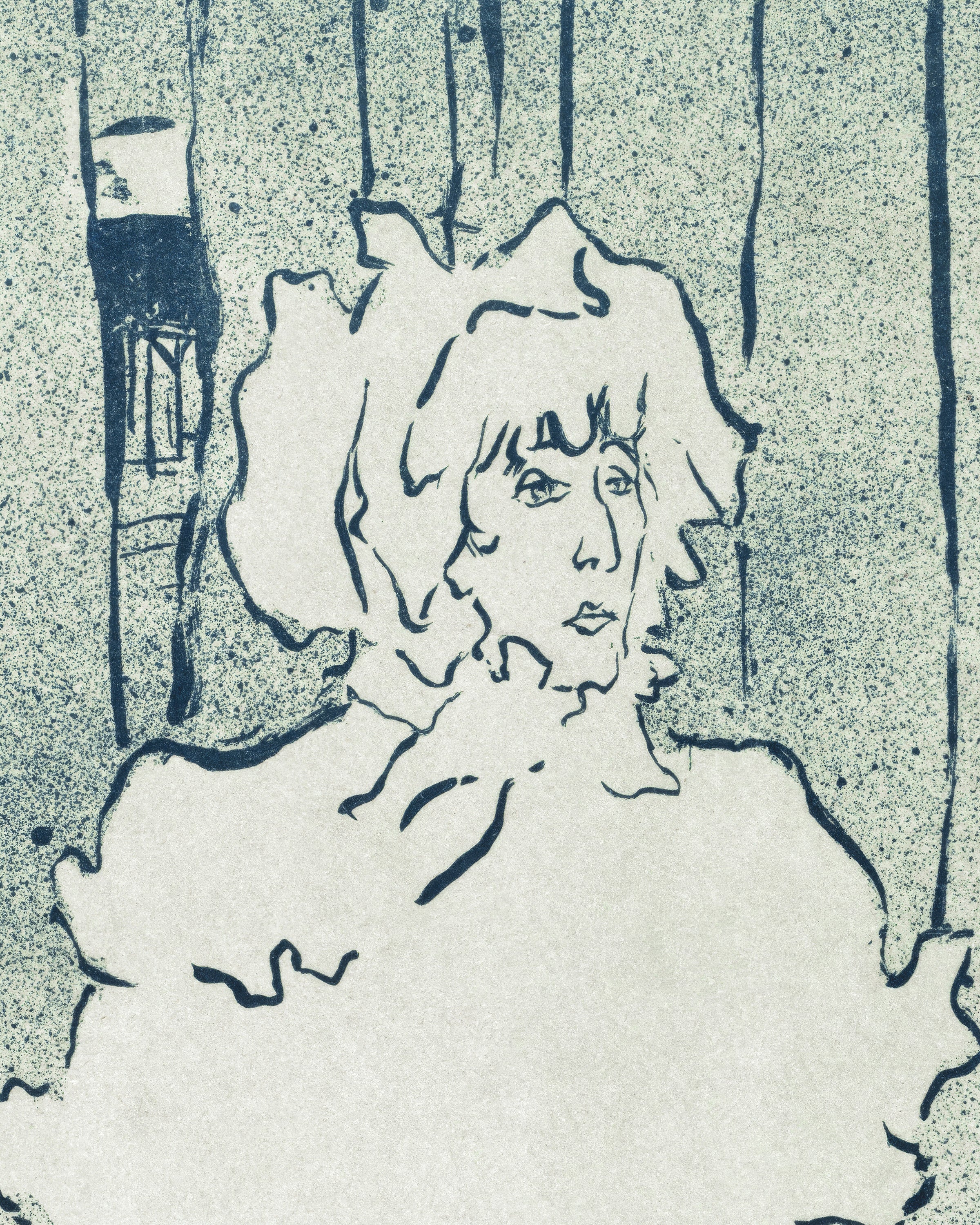 Chatelaine 또는 Tocsin (1895) 헨리 드 툴루즈 로트렉 포스터